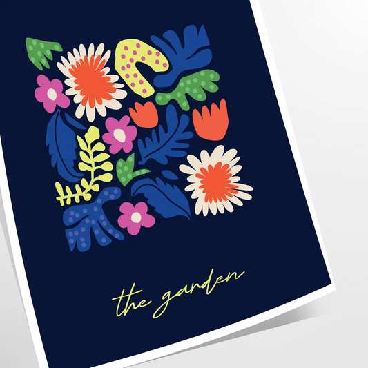 space stunning botanical poster prints lush green flora sleek black background captivating wall art ideal gift nature lovers sizes A4 cm A0 room