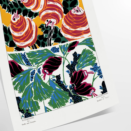 space botanical prints vintage poster lush green white hues wall art unique gift artwork timeless elegance room decor exquisite piece frame