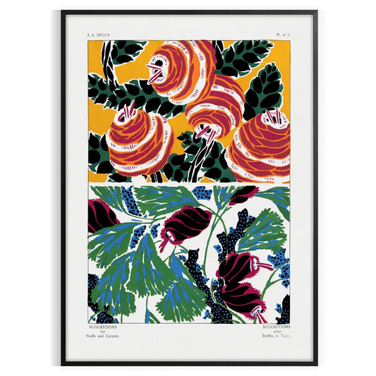 space botanical prints vintage poster lush green white hues wall art unique gift artwork timeless elegance room decor exquisite piece frame