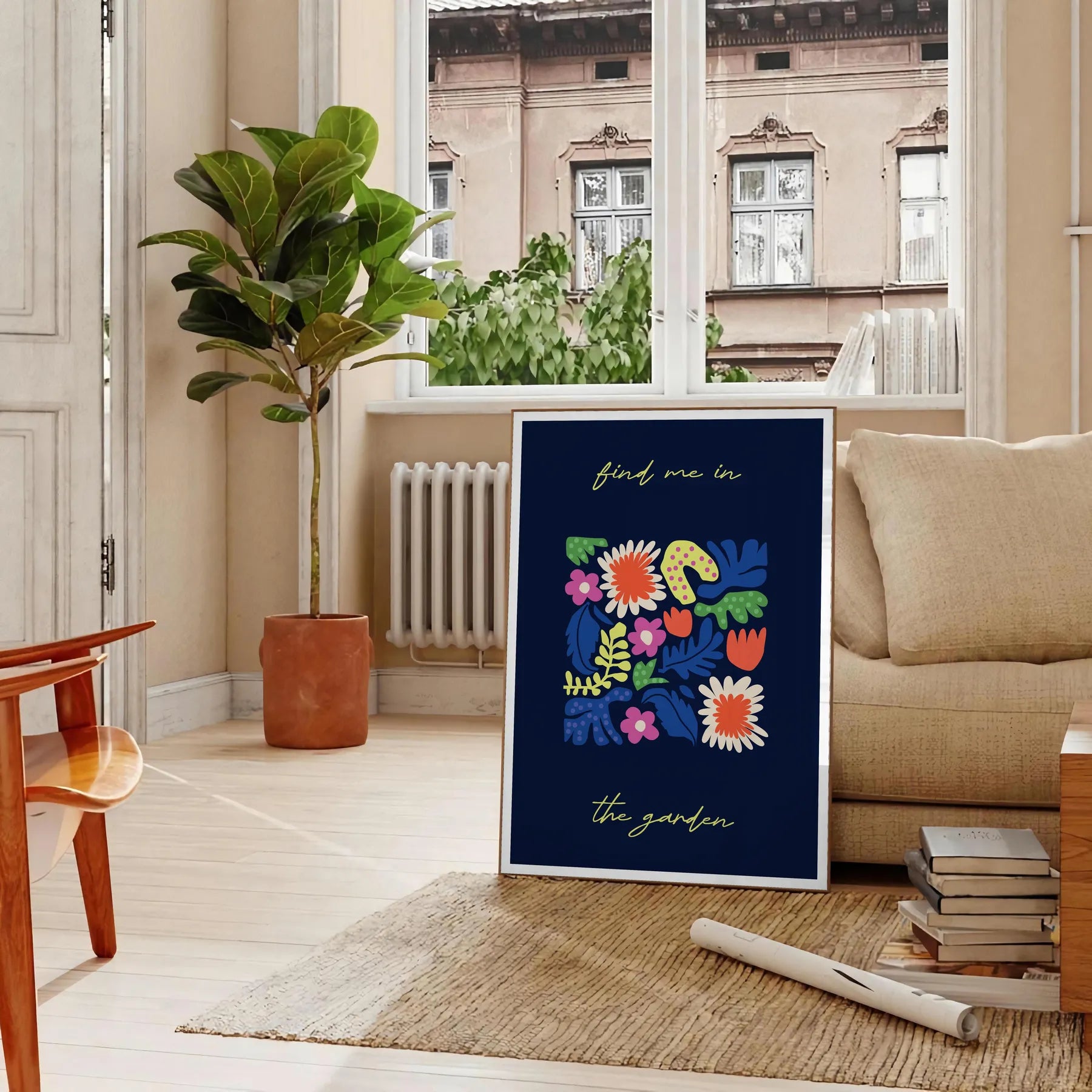 space stunning botanical poster prints lush green flora sleek black background captivating wall art ideal gift nature lovers sizes A4 cm A0 room