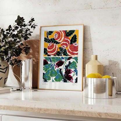 space botanical prints vintage poster lush green white hues wall art unique gift artwork timeless elegance room decor exquisite piece frame