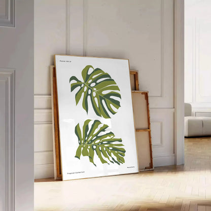 space vintage botanical poster elegant gray green hues stunning wall art perfect gift nature lovers chic addition room sizes A4 cm A0 decor timeless artwork today