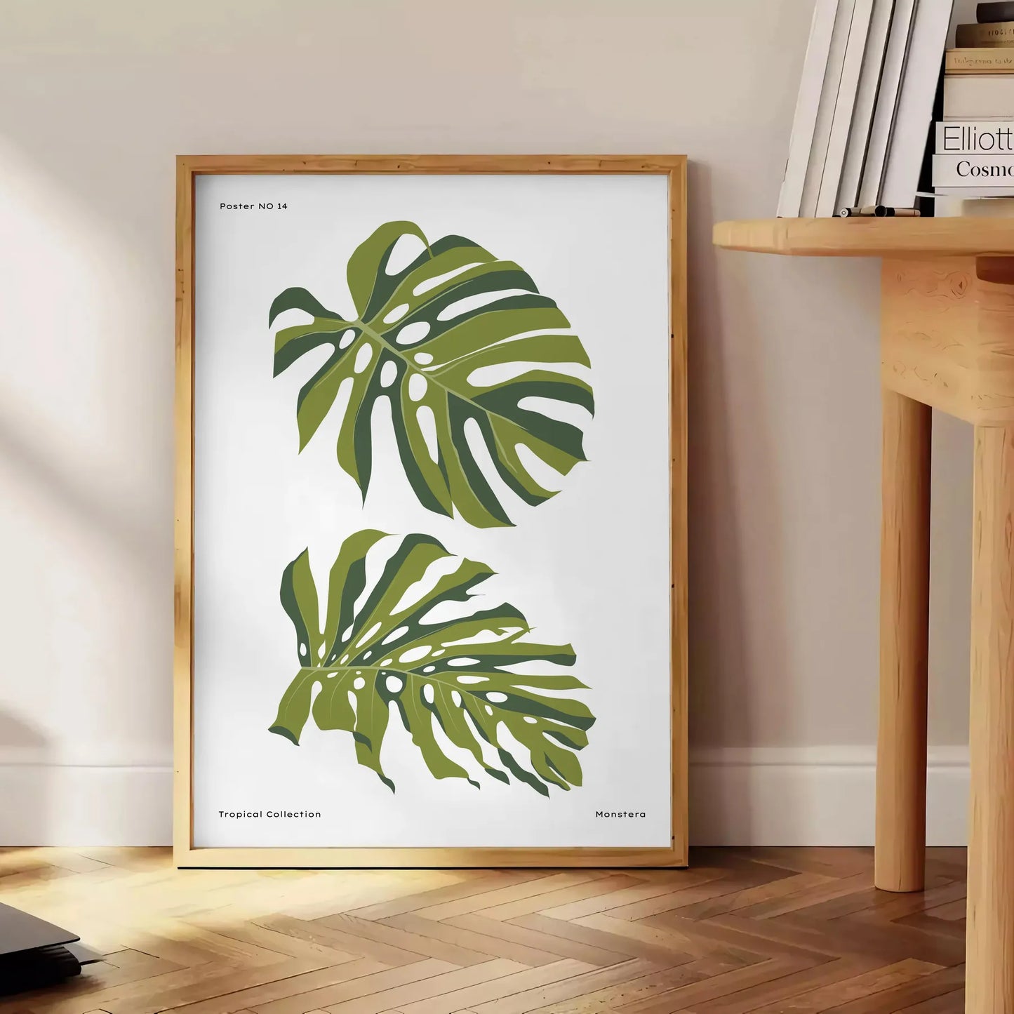 space vintage botanical poster elegant gray green hues stunning wall art perfect gift nature lovers chic addition room sizes A4 cm A0 decor timeless artwork today