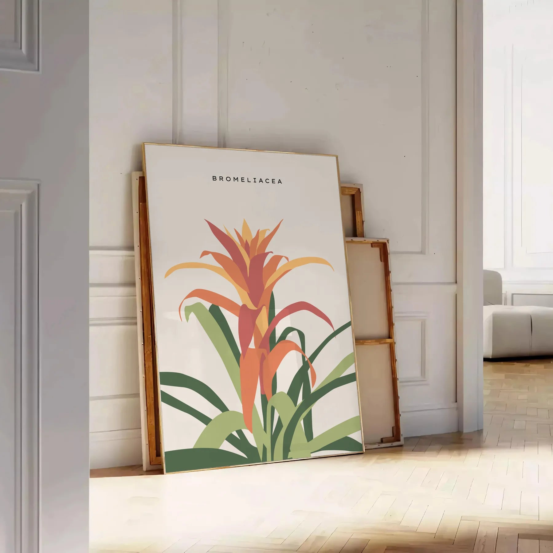 Poster space captivating vintage botanical posters stunning orange gray hues wall art thoughtful gift timeless prints nature elegance sizes A4 inches A0