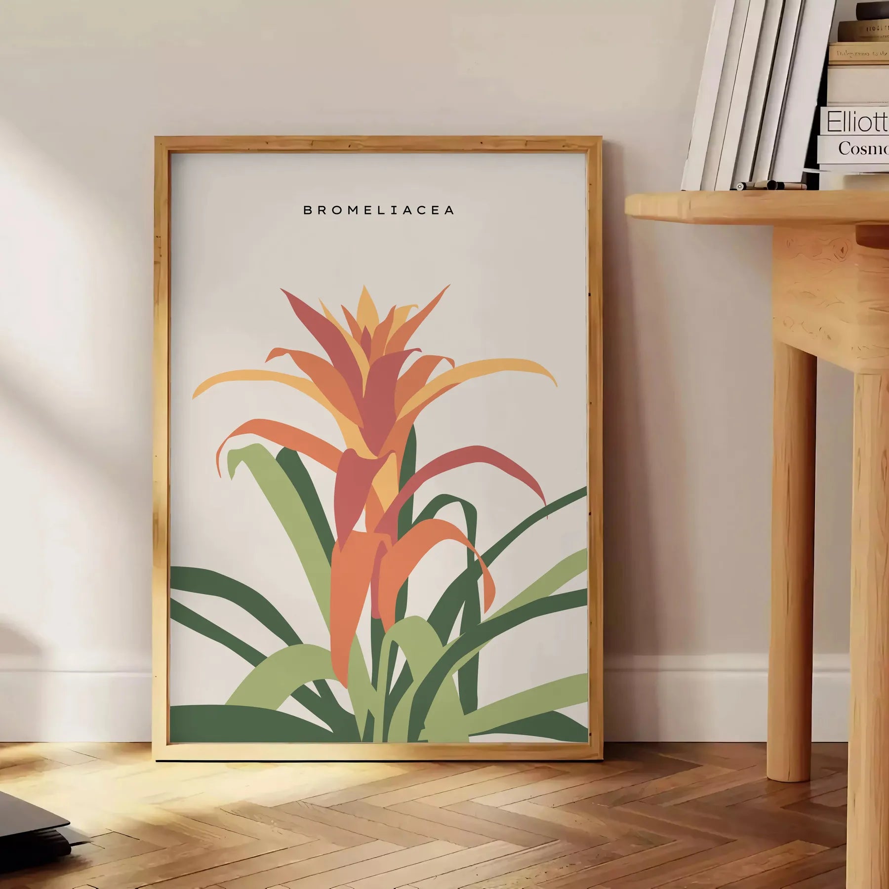 Poster space captivating vintage botanical posters stunning orange gray hues wall art thoughtful gift timeless prints nature elegance sizes A4 inches A0